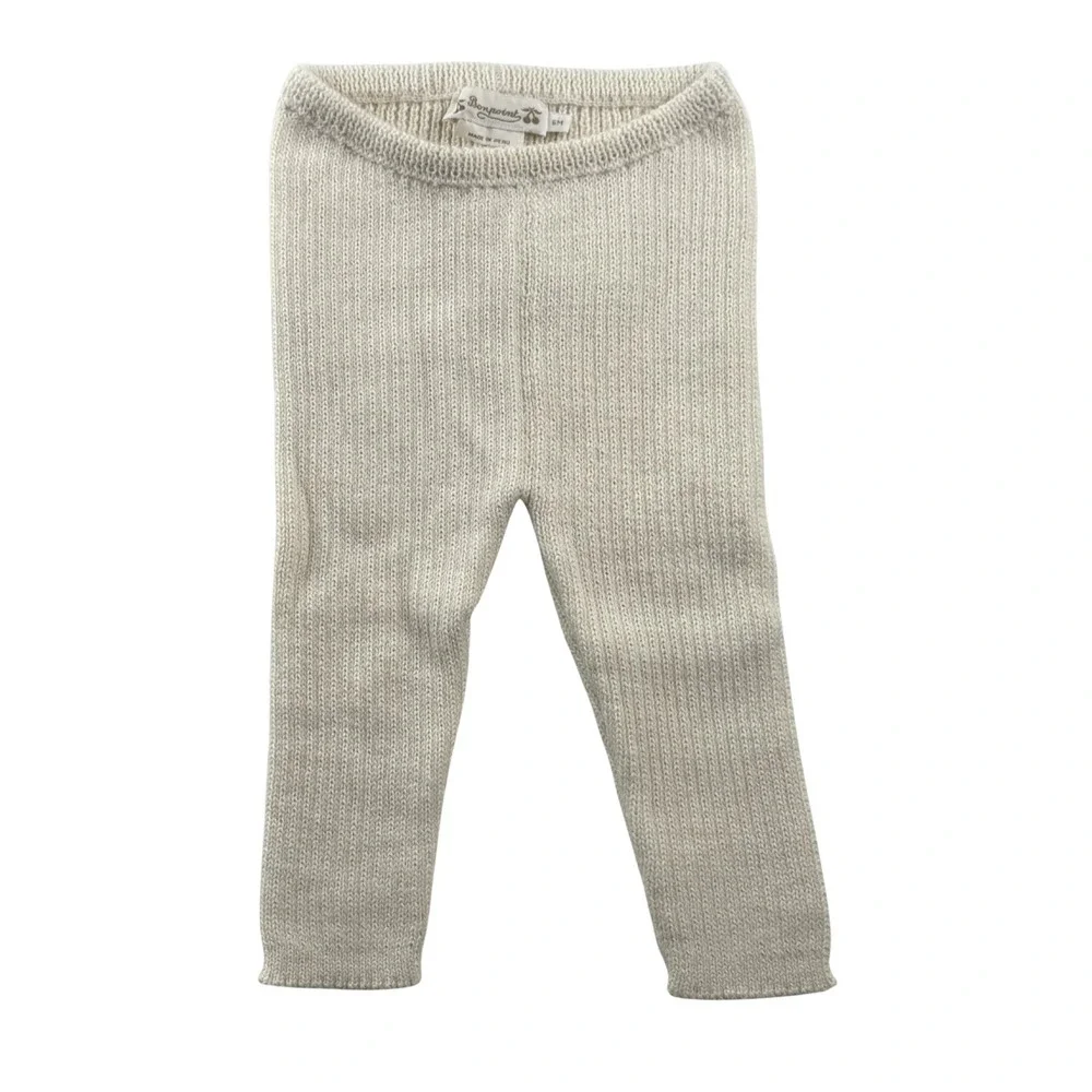NWT Bonpoint Jalina Cable Knit‎ Wrap Set Ivory Milk White 6M Luxury Baby Outfit